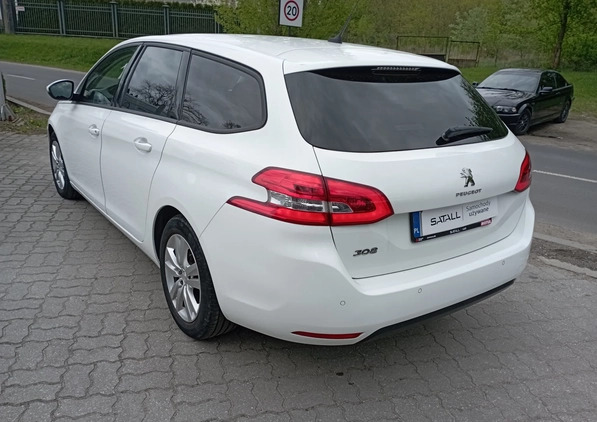 Peugeot 308 cena 57800 przebieg: 67004, rok produkcji 2019 z Piaseczno małe 277